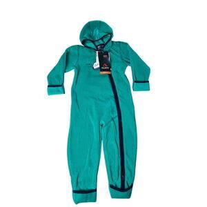 NWT Jako-O Green Thermal Pro Fleece Boy One Piece Under Layer Once Size